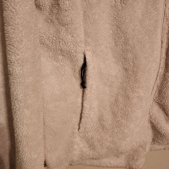 The North Face White/Off White Full Zip Fleece Jacket Womens Size M - Picture 10 of 14
